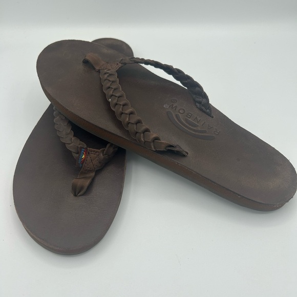 Ladies braided Rainbow sandal. - Picture 8 of 12